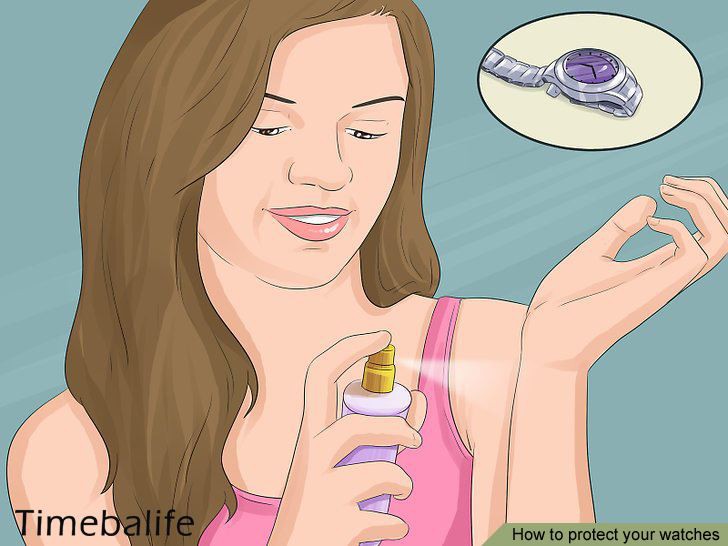 Leave it off when applying fragrance or cosmetics