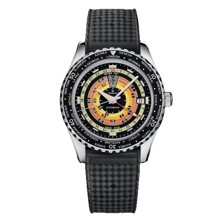 メンズウォッチ オーシャンスター デコンプレッション ワールドタイマー