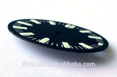 カスタムエナメルダイヤル3Dプリント0.20mm厚さグロー8時間スーパールミナスBGW9自動時計ダイヤル