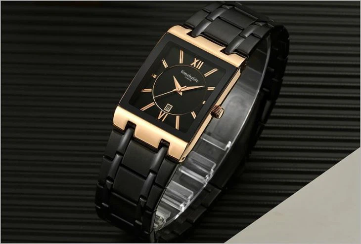 Luxury Gold Man Alloy Wrist Watch TBL101
