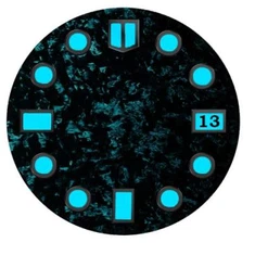 スーパールミナスカーボンファイバーウォッチダイヤル